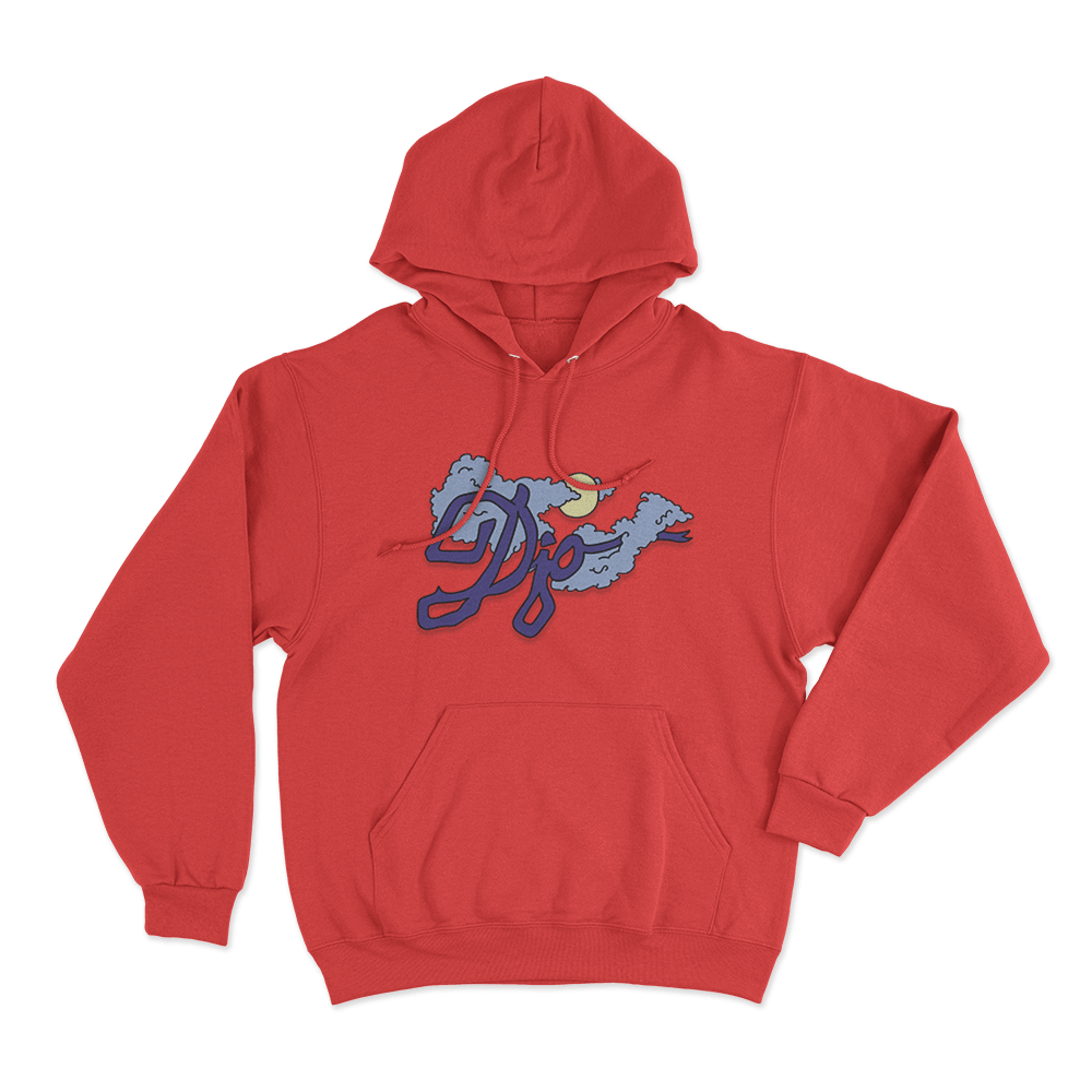Crux Deluxe Cityscape Unisex Hoodie Red Crux Deluxe Cityscape Unisex Hoodie Red