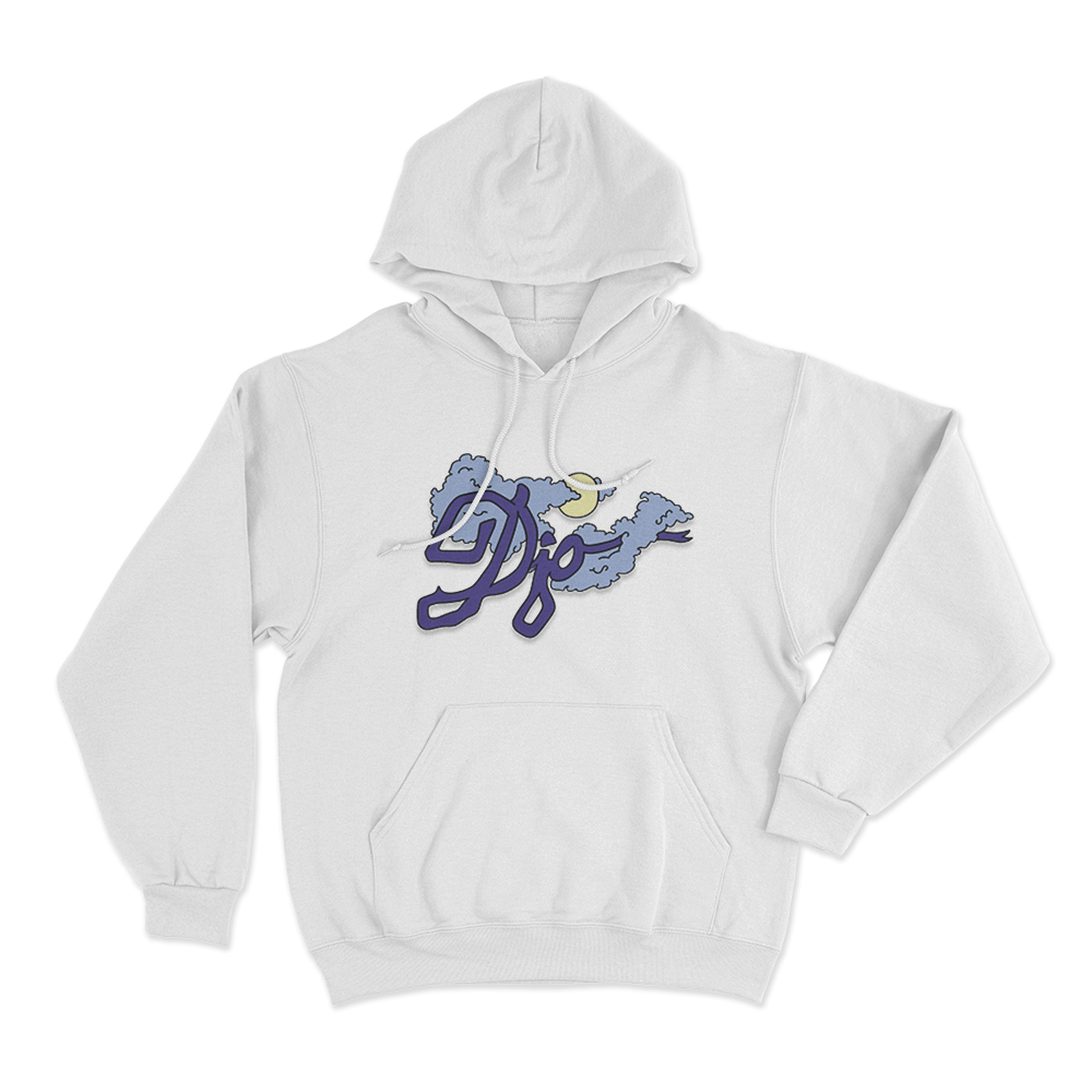 Crux Deluxe Cityscape Unisex Hoodie White Crux Deluxe Cityscape Unisex Hoodie White
